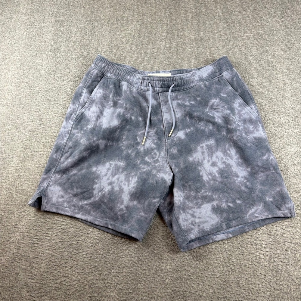 Abercrombie & Fitch Fleece Shorts Men's Medium Grey Tie Dye Soft A&F Lounge